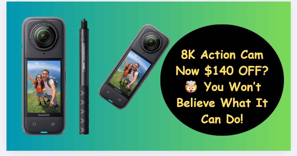 Insta360 X4 8K Camera: $140 Off The Most Powerful 360° Action Cam!