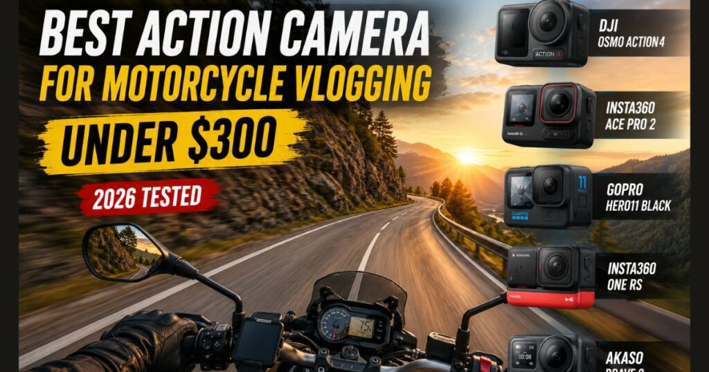 Best Action Camera for Motorcycle Vlogging Under $300: Top Picks 2026